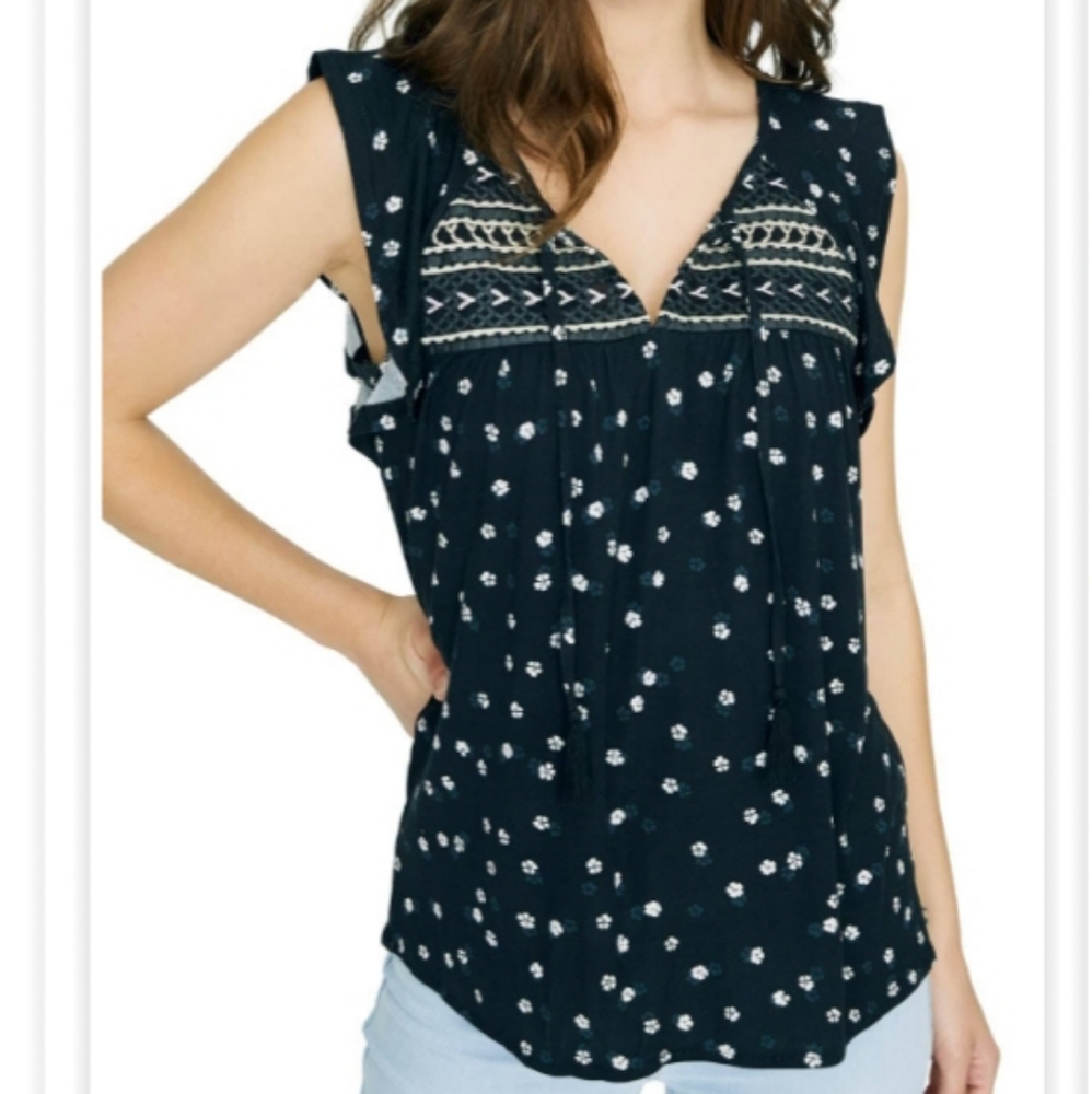 Sanctuary Floral Tank Top. Size XL